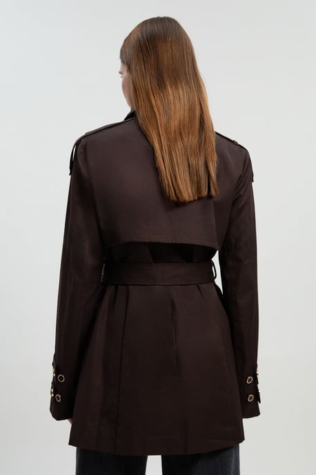 Short Trench Coat - Image 4