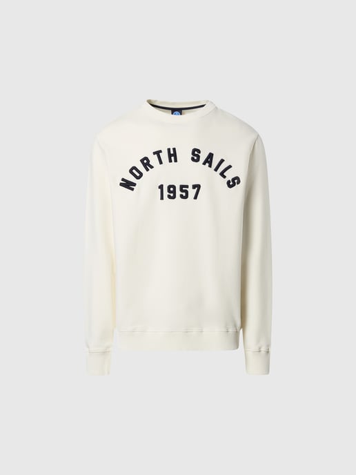 North Sails Hoodie Hoodie met geborduurde letters - Image 3