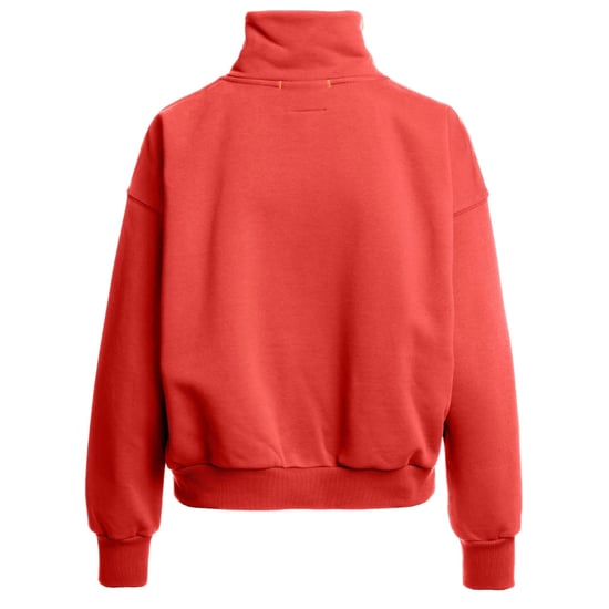 Parajumpers Zendaya Cherry Red Half Zip Sweatshirt - Image 2