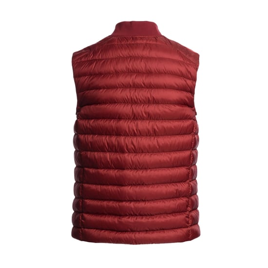 Parajumpers Rosanna Donker Karmijnrood Dons Gilet - Image 2