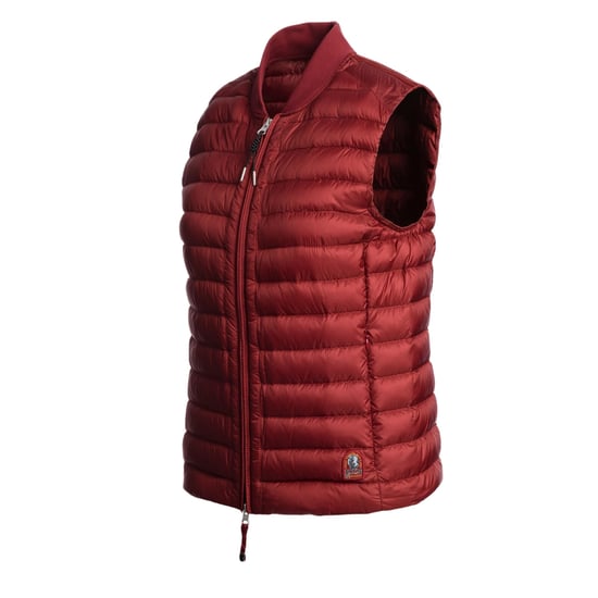 Parajumpers Rosanna Donker Karmijnrood Dons Gilet - Image 3