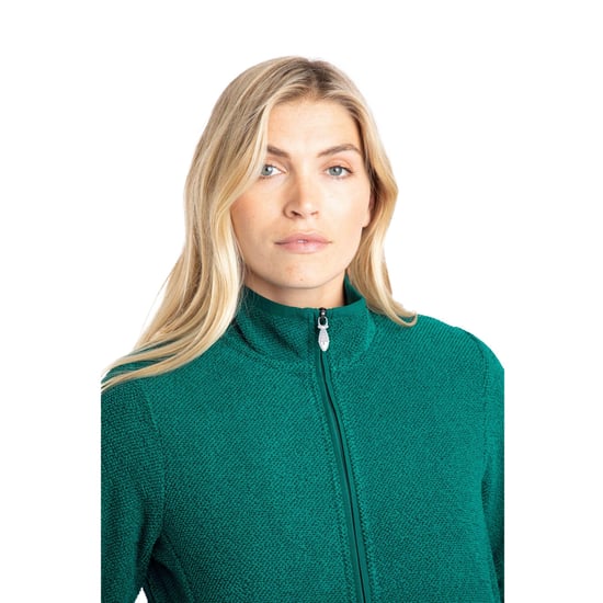 Weird Fish Womens/Ladies Cheryl Textured Full Zip Fleece Jacket (Peacock Blue) - Image 4