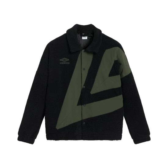 Umbro Heren Fleece Coach Jas (Zwart/Draagtas) - Image 1