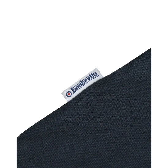Lambretta Heren SS25 Verticaal Gestreept Poloshirt (Marine) - Image 4