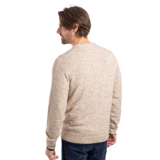 Weird Fish Heren Gorleston Crew Hals Sweatshirt (Ecru) - Image 2