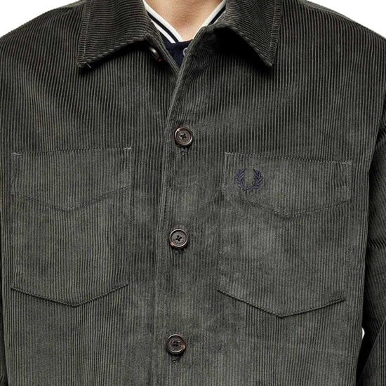 Fred Perry Heren Corduroy Overhemd (Veld) - Image 2