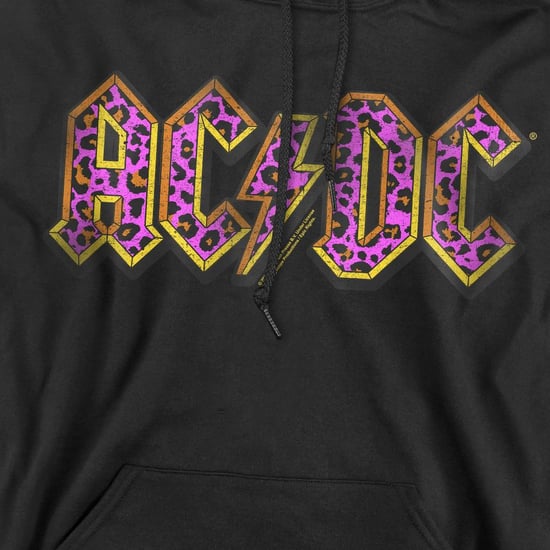 AC/DC Mens Animal Print Hoodie (Black) - Image 3