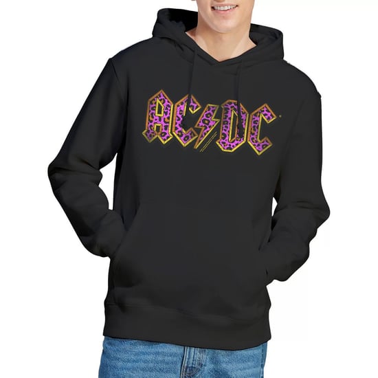 AC/DC Mens Animal Print Hoodie (Black) - Image 5