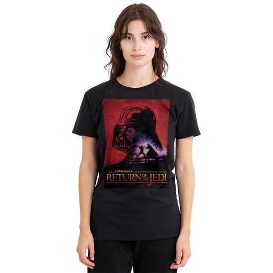 Star Wars Unisex volwassen Return Of The Jedi blok-T-shirt (Zwart) - Image 4