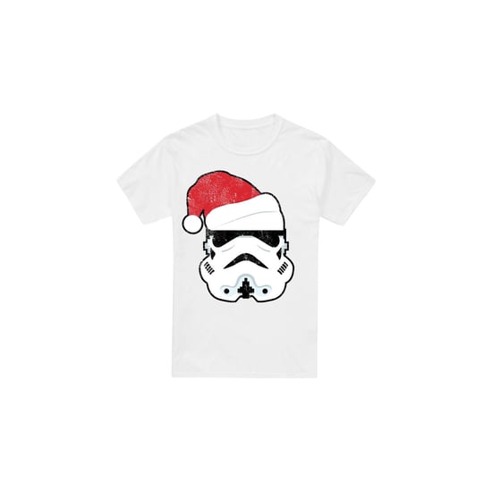 Star Wars Heren Stormtrooper Kerstman T-Shirt (Wit) - Image 1