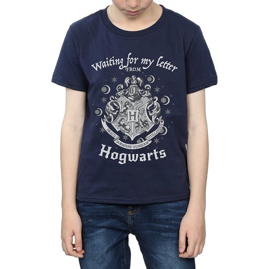 Harry Potter Jongens Wachten Op Mijn Brief Hogwarts Katoenen T-Shirt (Marineblauw) - Image 2