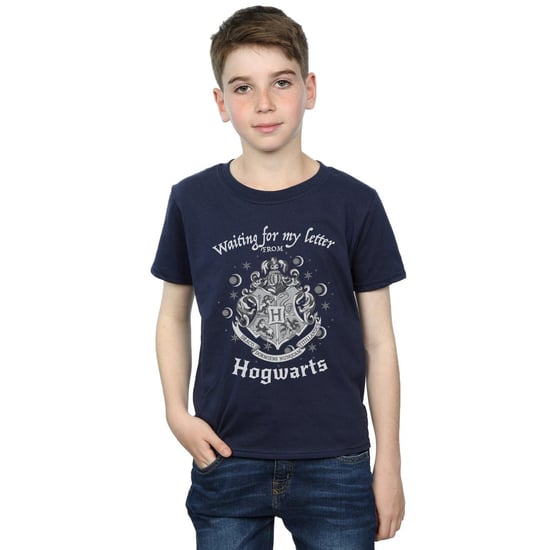 Harry Potter Jongens Wachten Op Mijn Brief Hogwarts Katoenen T-Shirt (Marineblauw) - Image 4
