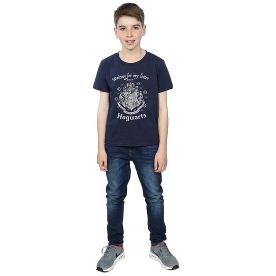 Harry Potter Jongens Wachten Op Mijn Brief Hogwarts Katoenen T-Shirt (Marineblauw) - Image 6