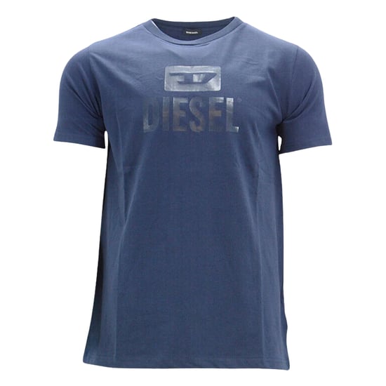 Diesel Heren Monotone Logo T-Shirt (Totale Verduistering) - Image 1
