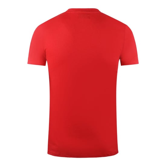 Aquascutum Heren Londen Aldis Logo T-Shirt (Rood) - Image 2