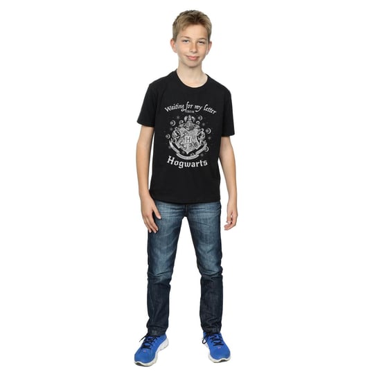 Harry Potter Jongens Wachten Op Mijn Brief Hogwarts Katoenen T-Shirt (Zwart) - Image 6