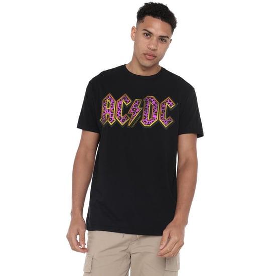 AC/DC Heren T-Shirt met dierenprint (Zwart) - Image 5