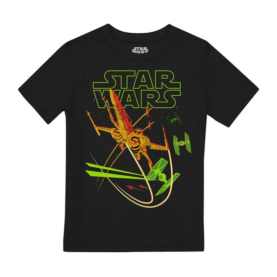 Star Wars Kinderen/Kinderen X-Wing T-Shirt (Zwart) - Image 1