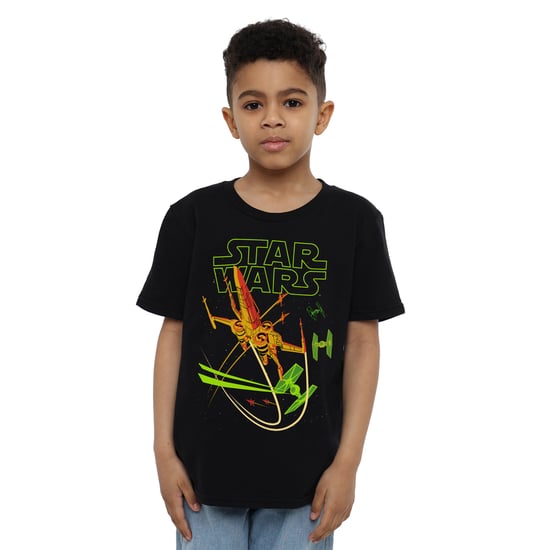 Star Wars Kinderen/Kinderen X-Wing T-Shirt (Zwart) - Image 3