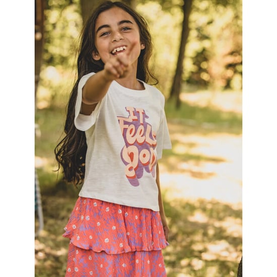 Looxs Revolution Jersey rokje koraal floral spring voor meisjes in de kleur - Image 2