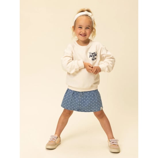 Looxs Revolution Sweater milk more amor por favor voor meisjes in de kleur - Image 2