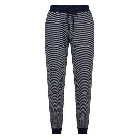Phil & Co Heren winter pyjama set lang donkerblauw/grijs gestreept - Image 2