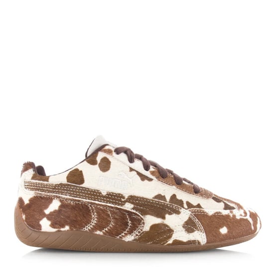 Puma Speedcat cow chocolate brown-gum lage sneakers dames - Image 1