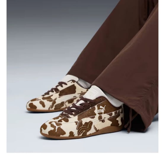 Puma Speedcat cow chocolate brown-gum lage sneakers dames - Image 3