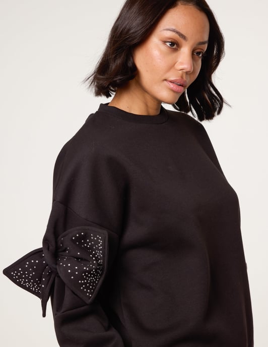 Bow Sleeve Sweatshirt - Image 3