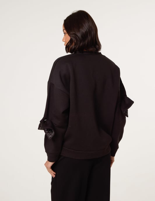 Bow Sleeve Sweatshirt - Image 4