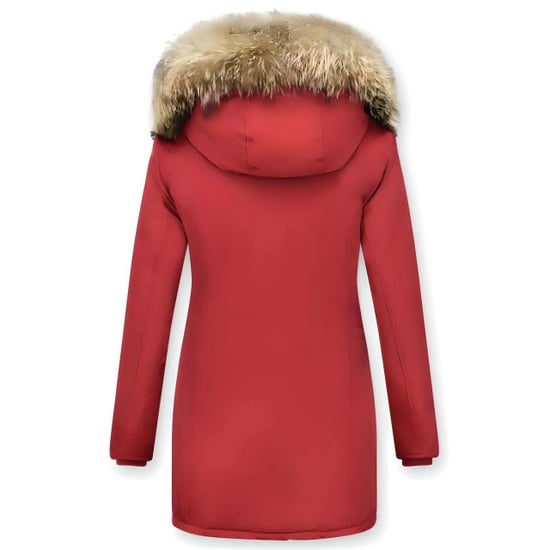 TheBrand Parka jas slim fit met bontkraag - Image 4