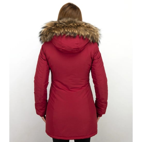TheBrand Parka jas slim fit met bontkraag - Image 6