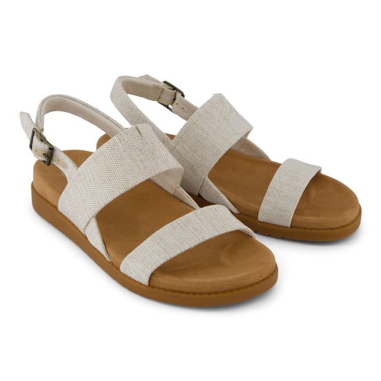 TOMS Marin Textiel Dames Natuurlijke Standaard Sandalen - Image 3