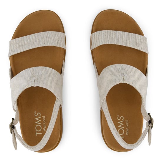 TOMS Marin Textiel Dames Natuurlijke Standaard Sandalen - Image 5
