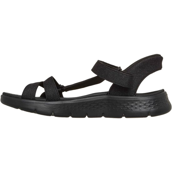 Skechers GO WALK Flex Illuminate Textiel Dames Zwart Standaard Sandalen - Image 4