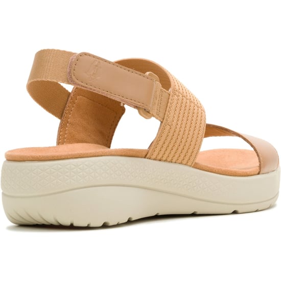 Hush Puppies Breathe Slingback Läder Sandaler för Kvinna Tan Standard - Image 2