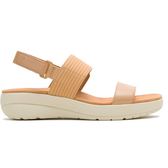 Hush Puppies Breathe Slingback Läder Sandaler för Kvinna Tan Standard - Image 6