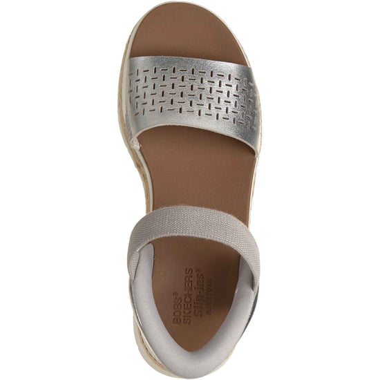 Skechers BOBS Sun Ray Dames Zilveren Sandalen - Image 3