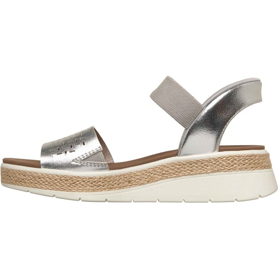 Skechers BOBS Sun Ray Dames Zilveren Sandalen - Image 4