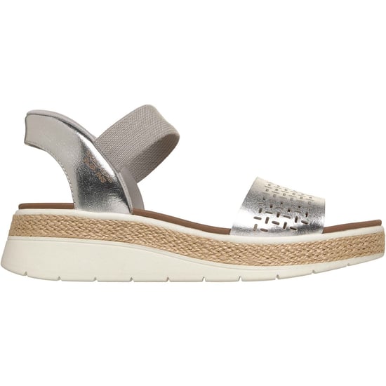 Skechers BOBS Sun Ray Dames Zilveren Sandalen - Image 5
