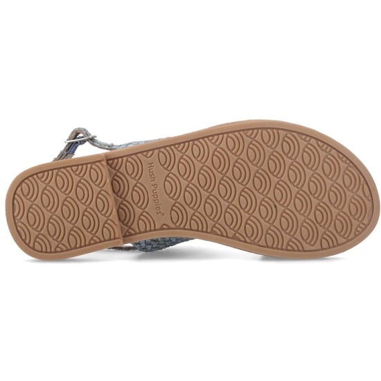 Hush Puppies Helene Sandal Läder Dam Blå Standard Sandaler - Image 3