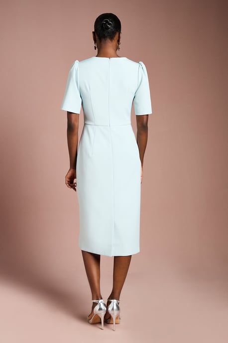 Short Sleeve Corset Pencil Dress - Image 3