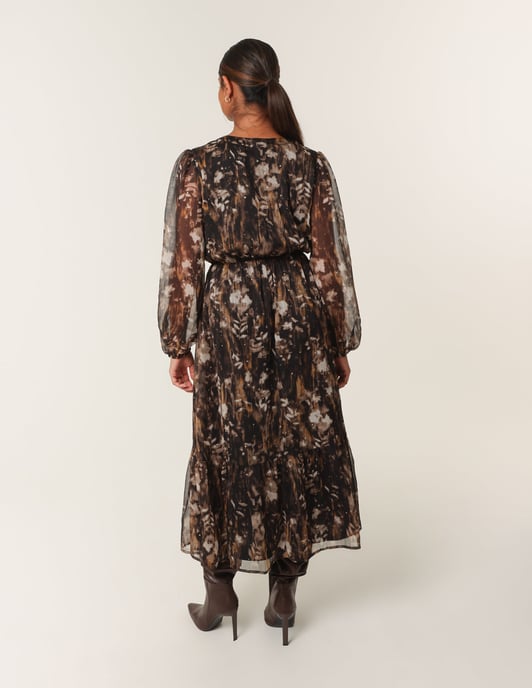 Button Front Midi Dress - Image 4