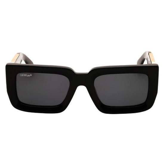 Off White Boston zonnebril voor volwassenen (Zwart/Goud/Donkergrijs) - Image 1