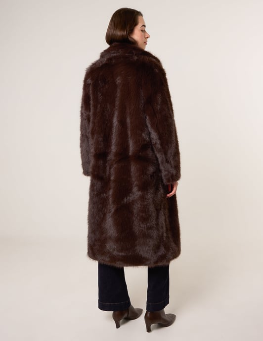 Long Fluffy Coat - Image 4