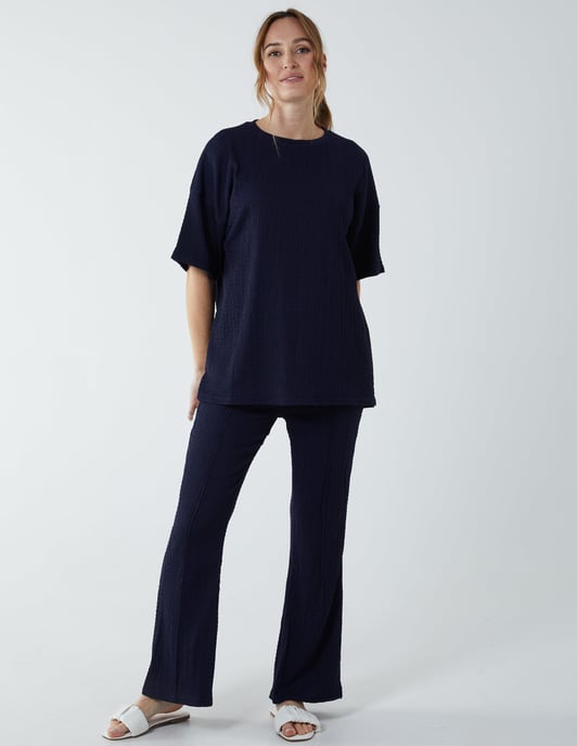 Waffle Trouser And T-Shirt (Set) - Image 1
