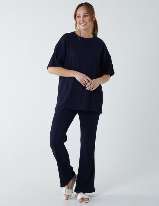 Waffle Trouser And T-Shirt (Set) - Image 3