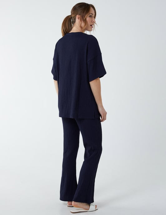 Waffle Trouser And T-Shirt (Set) - Image 4