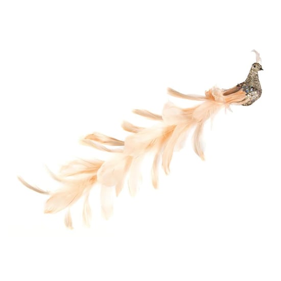 Premier Peacock Christmas Decoration (Gold) - Image 2