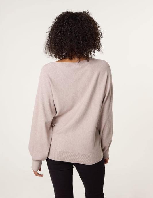 Pearl Flower Detailed Soft Touch Jumper - Image 4